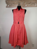 Paul and Shark Pink Cotton Shirt Dress