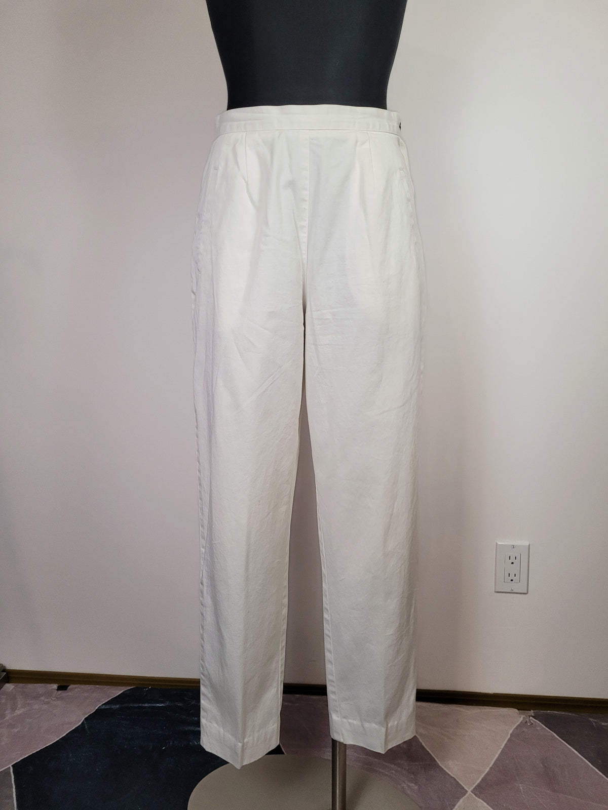 Vintage 90s Talbots White Slacks