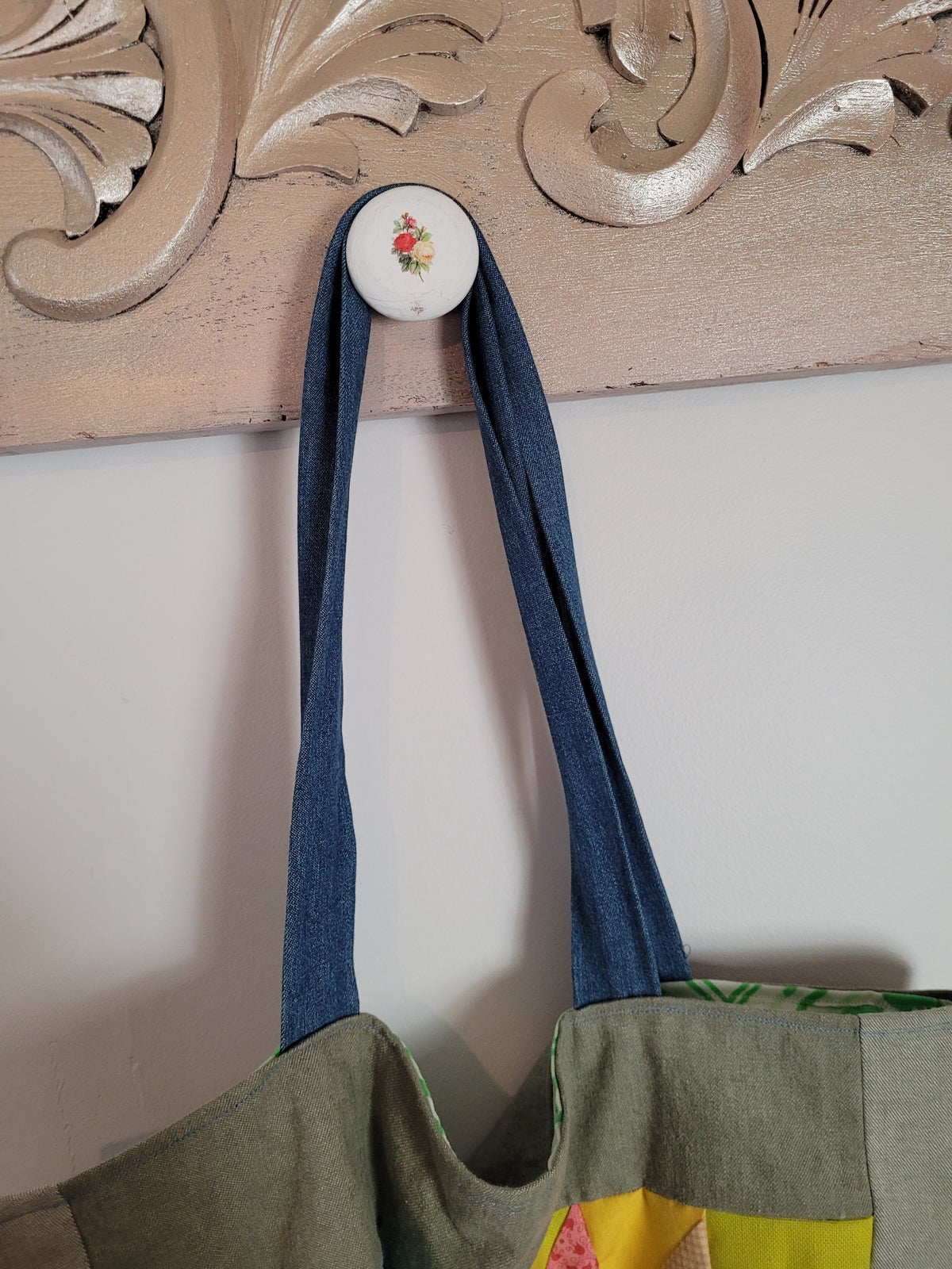 Hand Made Patchwork Tote Bag