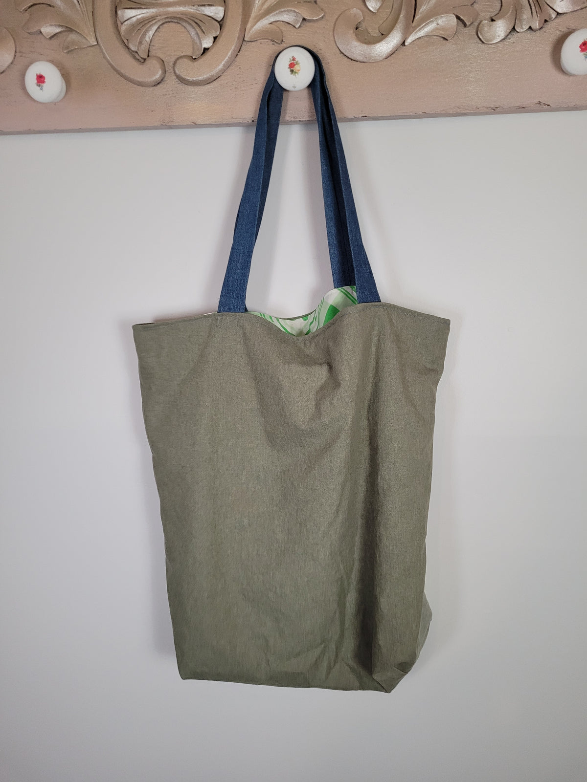 Hand Made Patchwork Tote Bag