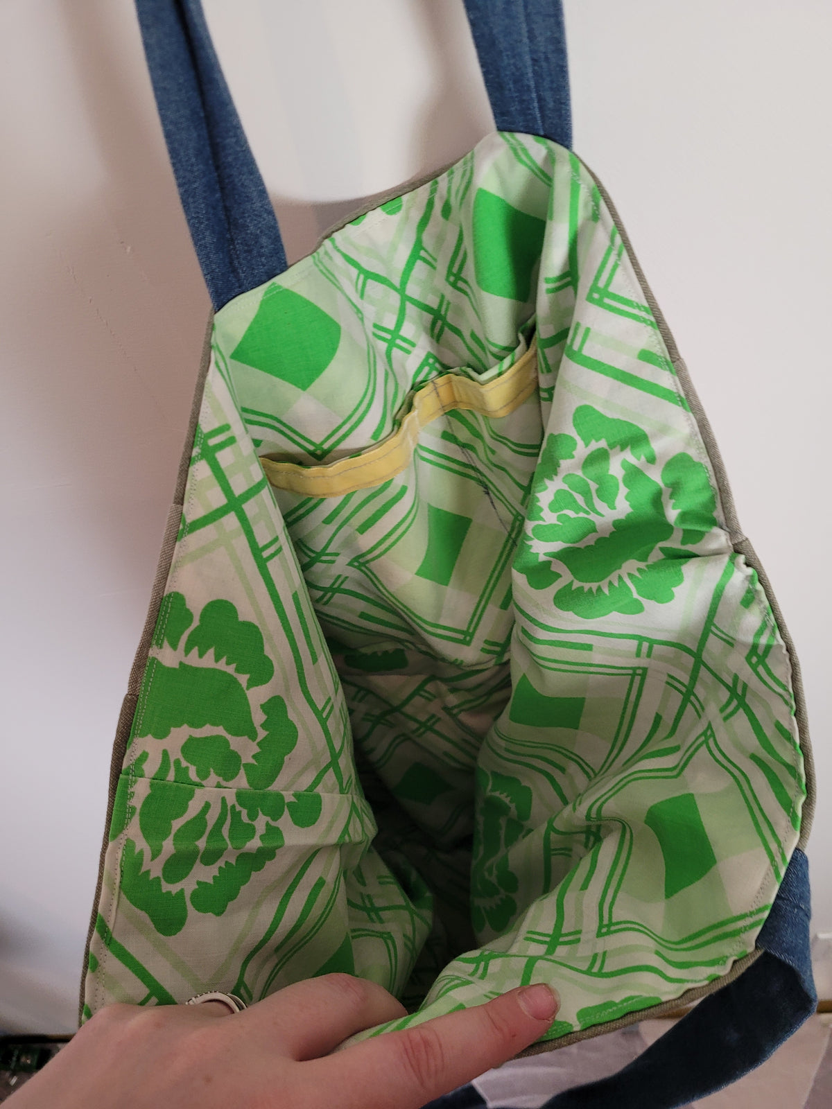 Hand Made Patchwork Tote Bag