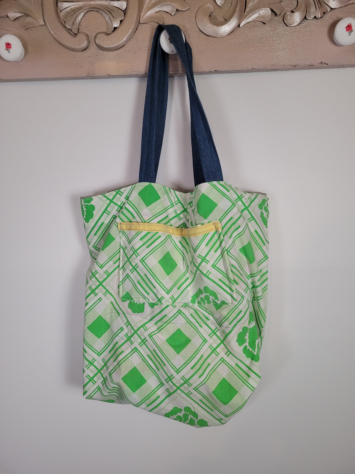 Hand Made Patchwork Tote Bag