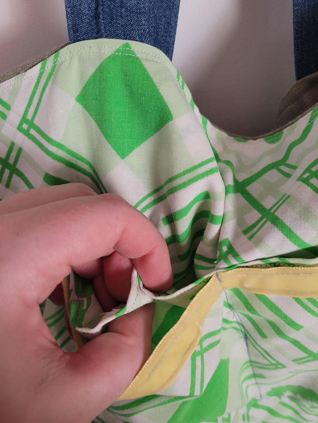 Hand Made Patchwork Tote Bag