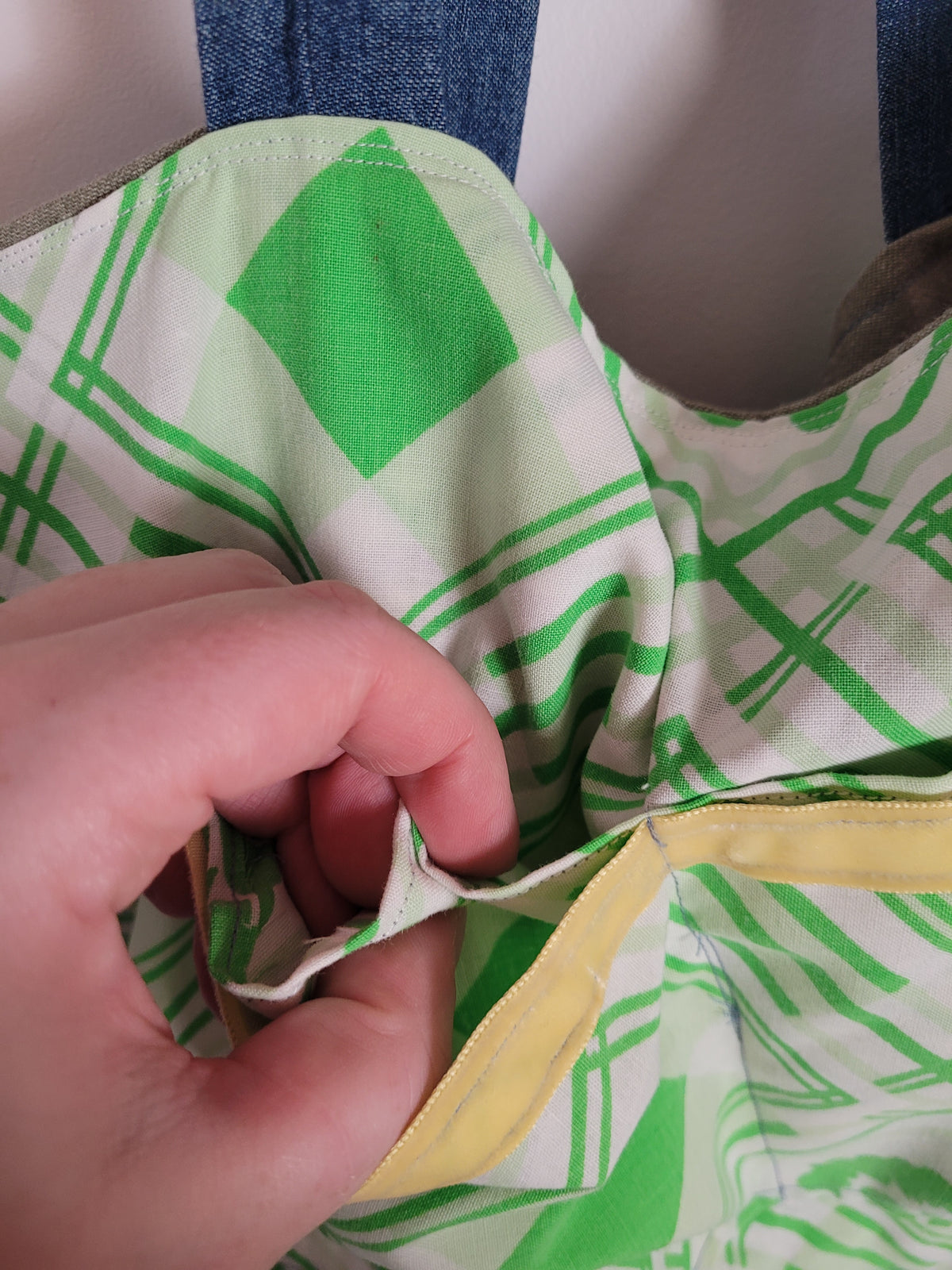 Hand Made Patchwork Tote Bag