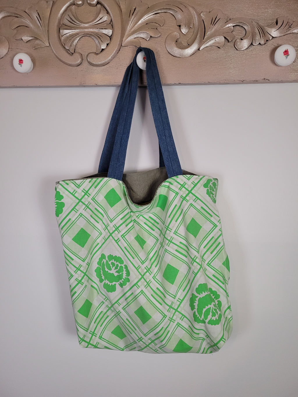Hand Made Patchwork Tote Bag