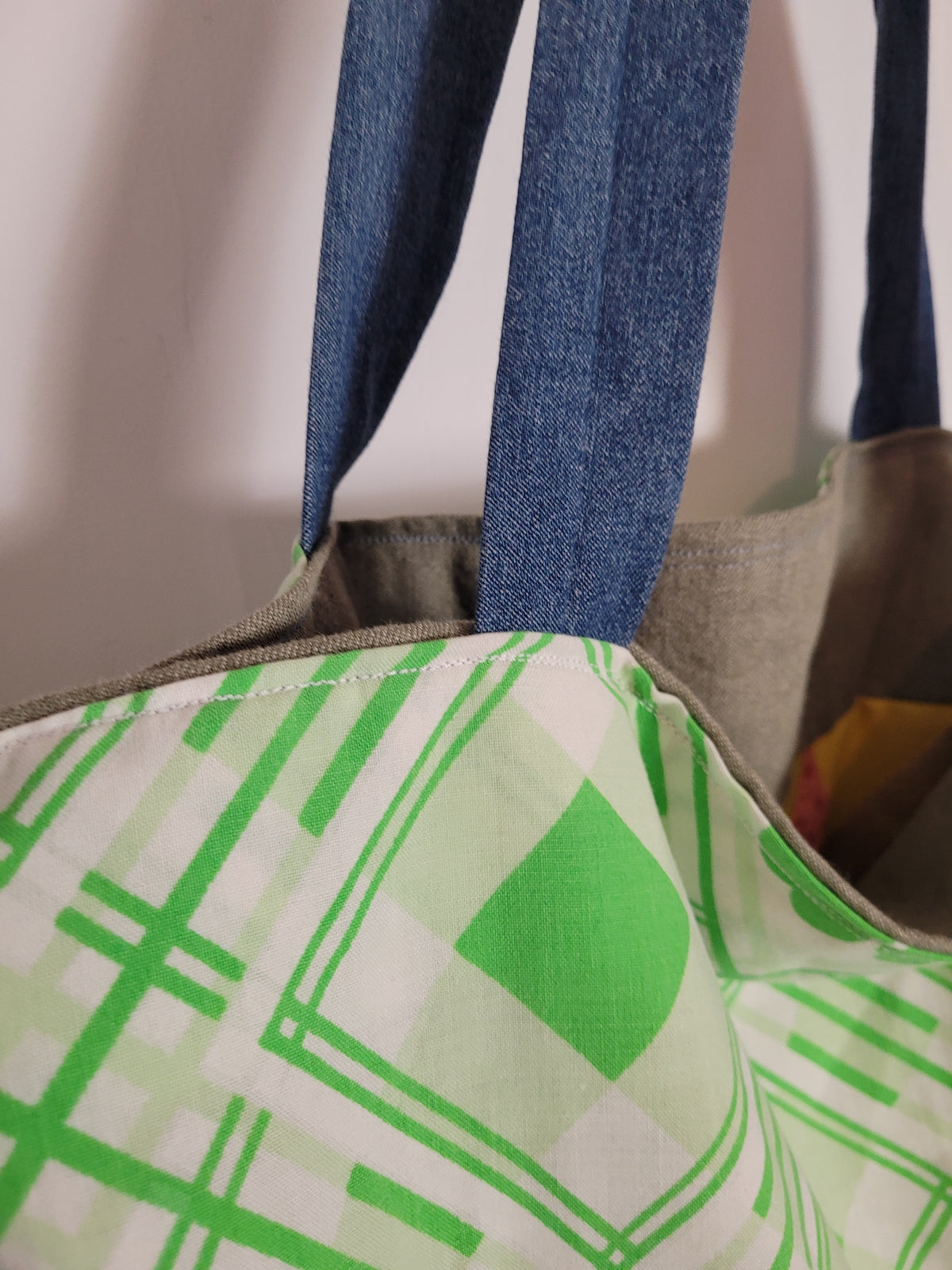 Hand Made Patchwork Tote Bag