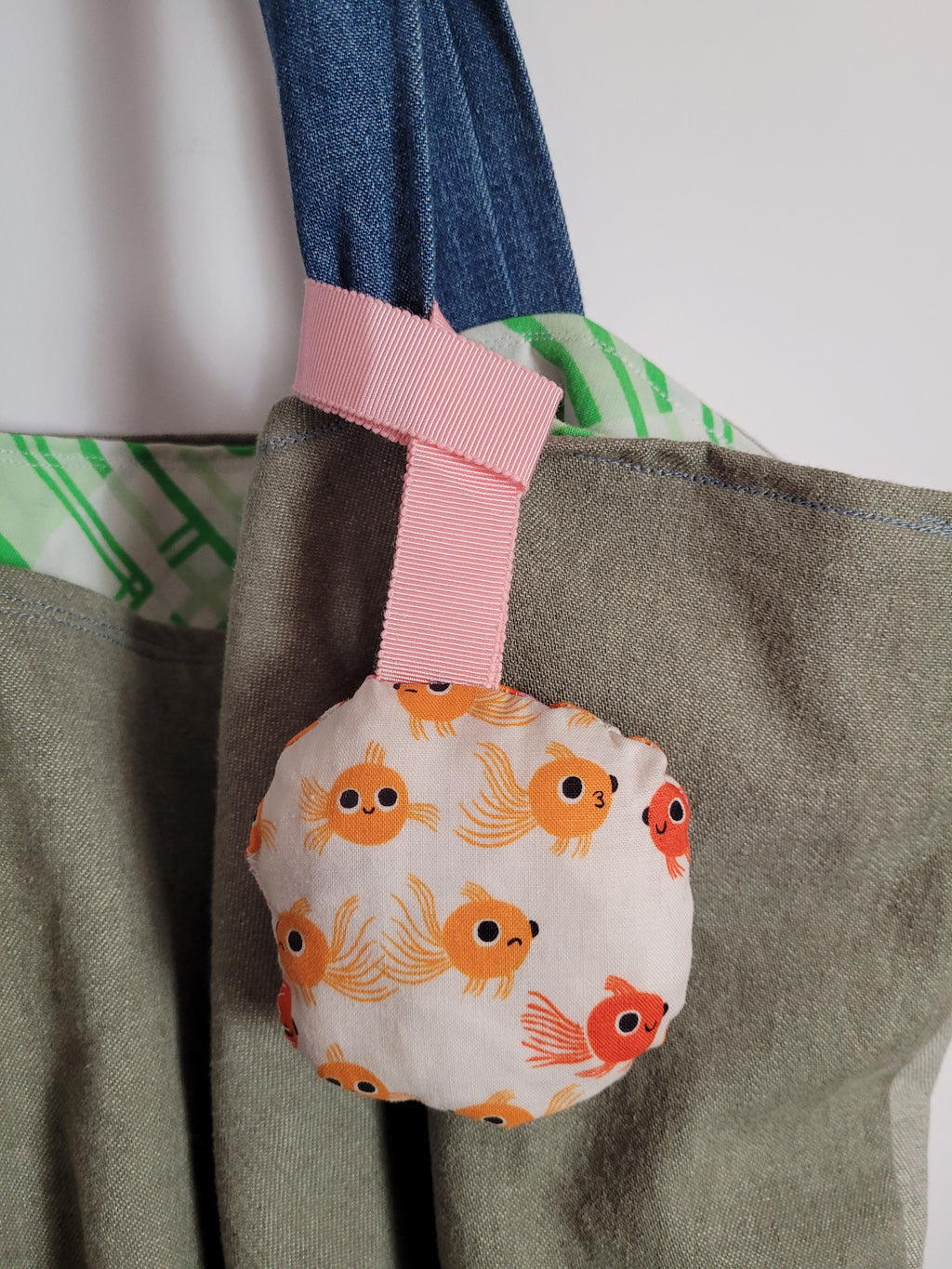 Handmade Cotton Bag Charm