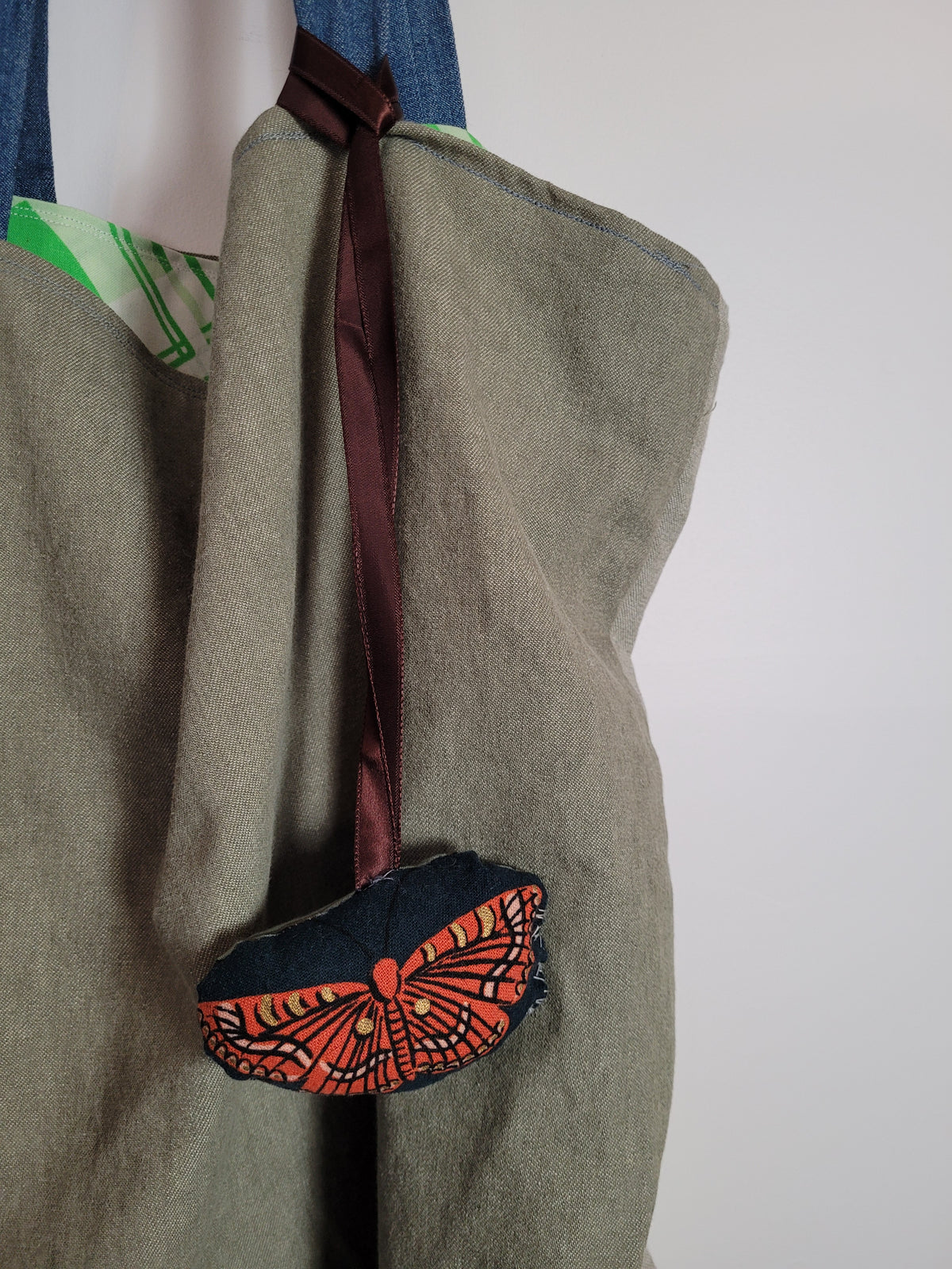 Handmade Cotton Linen Bag Charm
