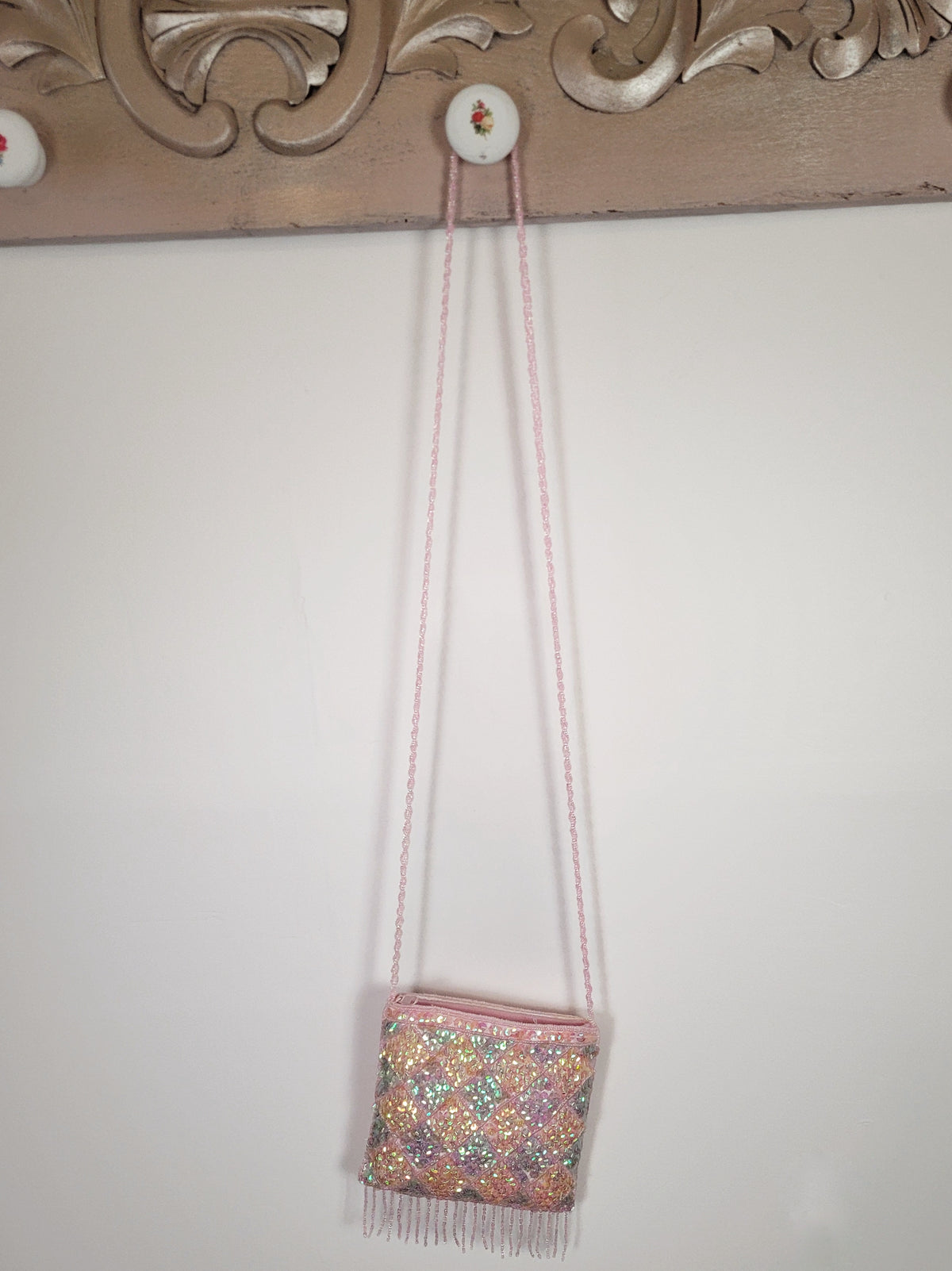 Pink 90s Sequin Mini Bag