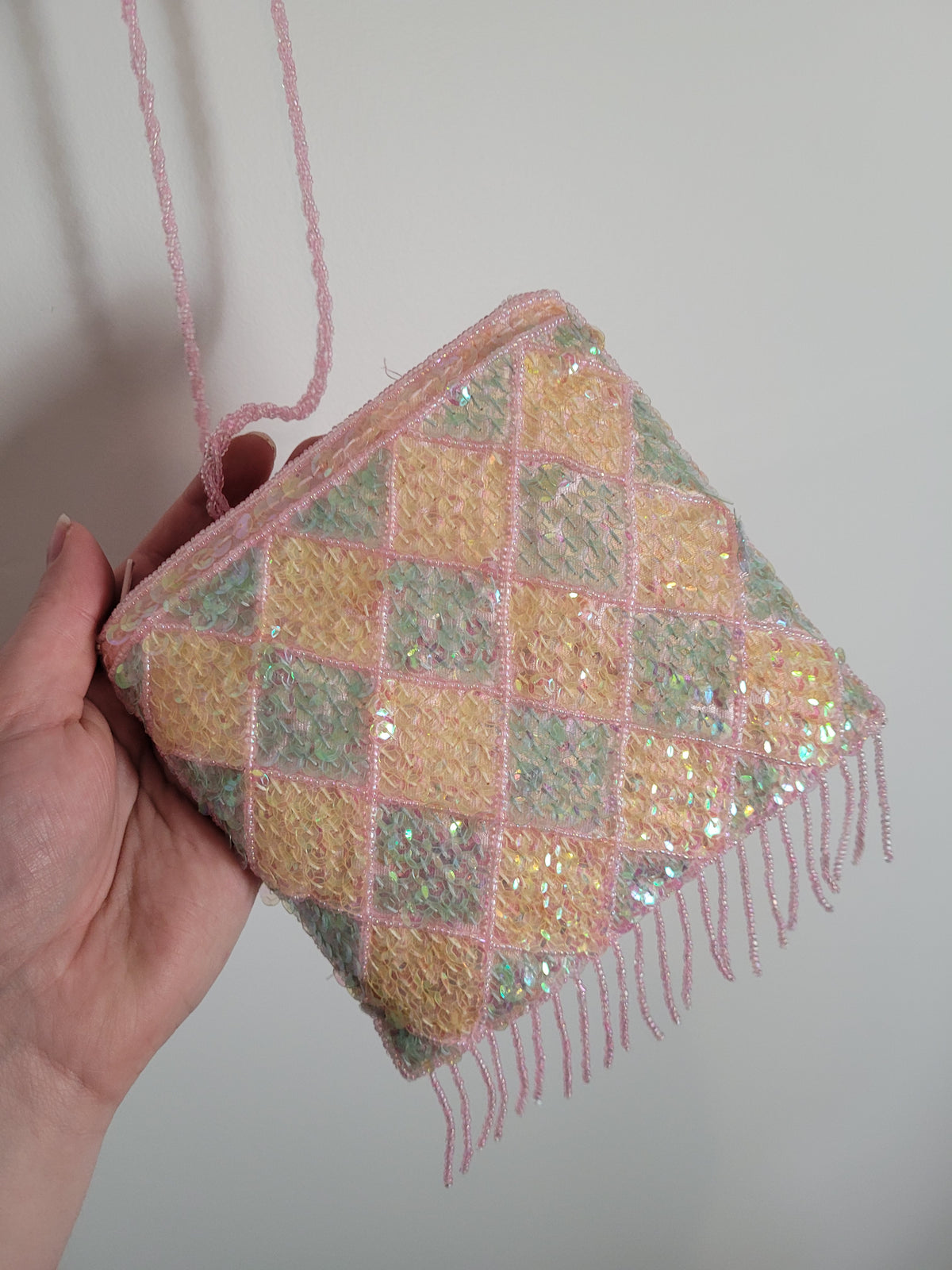 Pink 90s Sequin Mini Bag