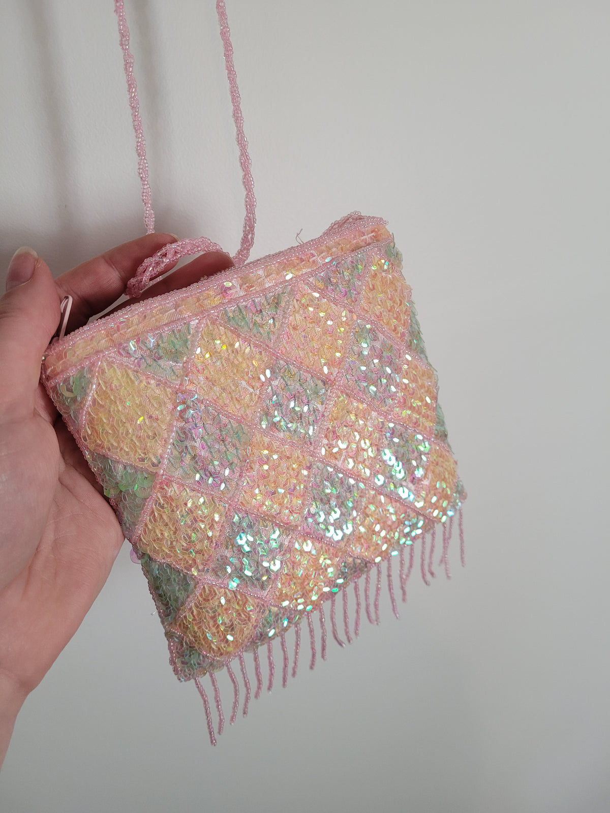 Pink 90s Sequin Mini Bag