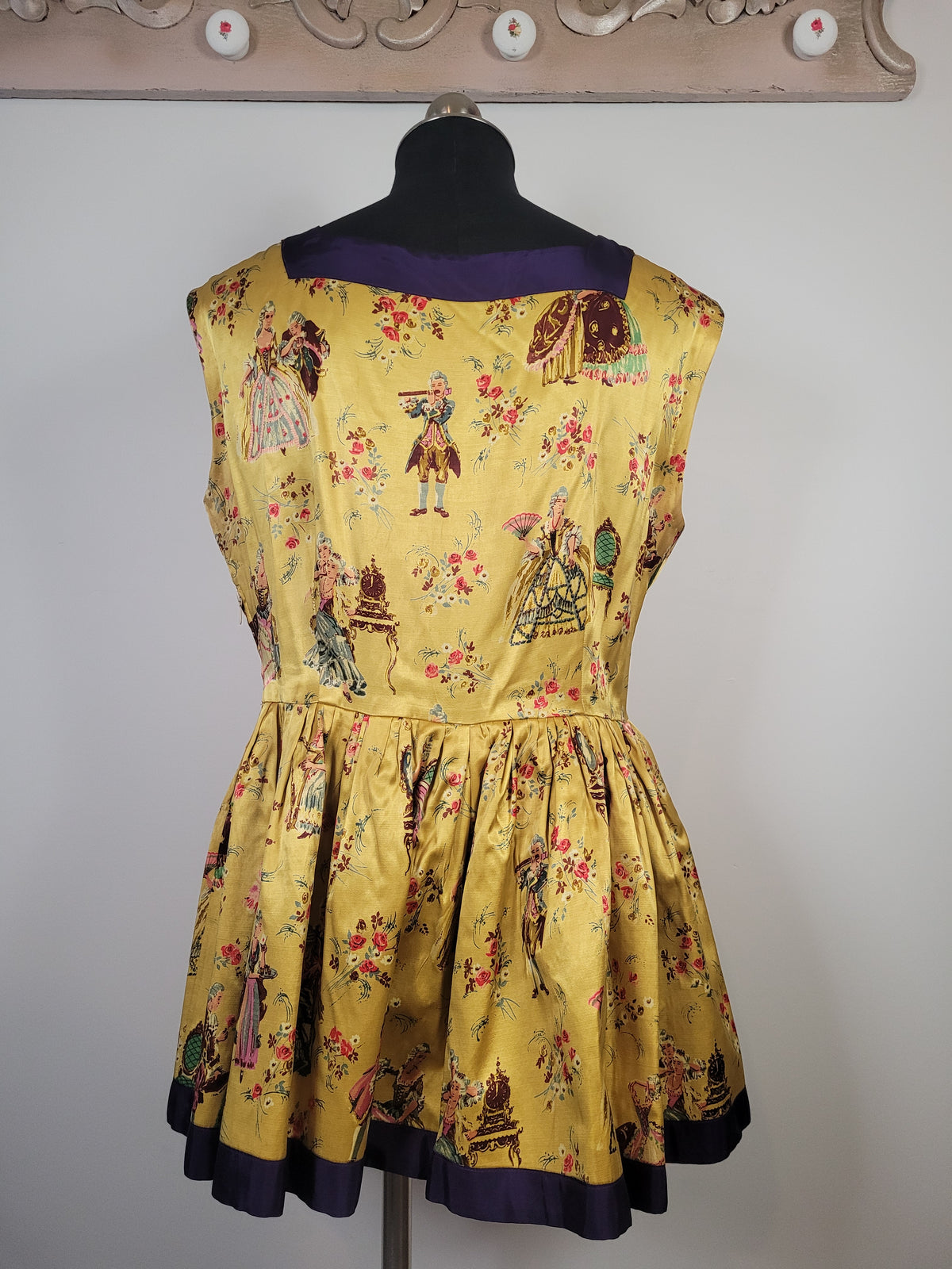Handmade Vintage Satin Romantics Tunic Dress