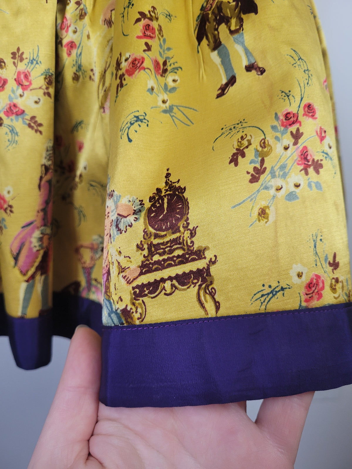 Handmade Vintage Satin Romantics Tunic Dress