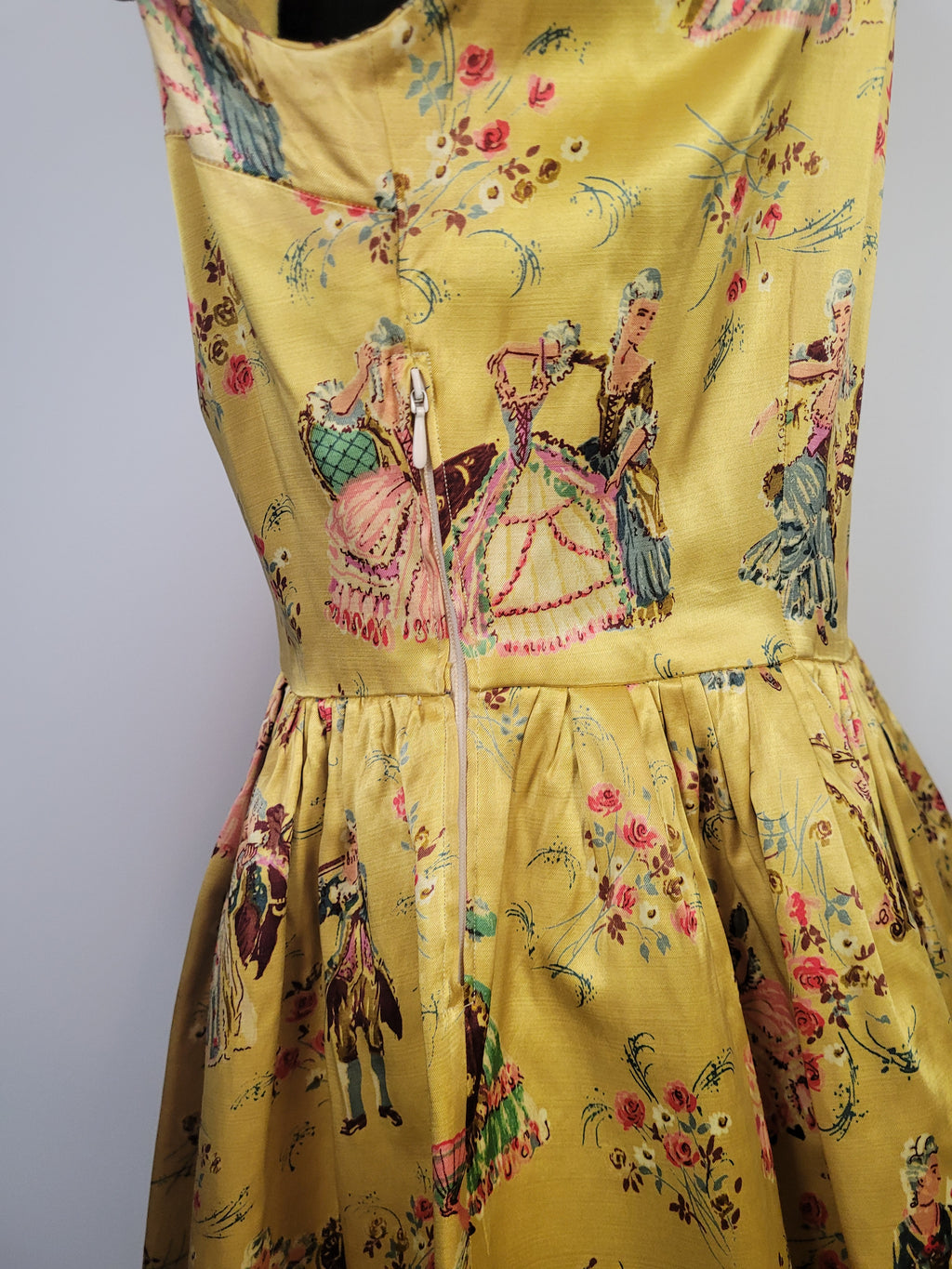 Handmade Vintage Satin Romantics Tunic Dress