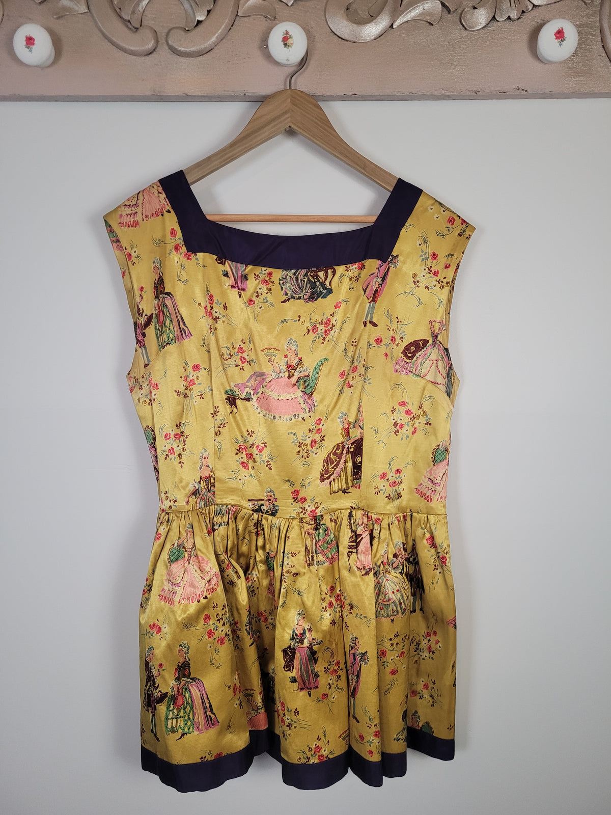 Handmade Vintage Satin Romantics Tunic Dress