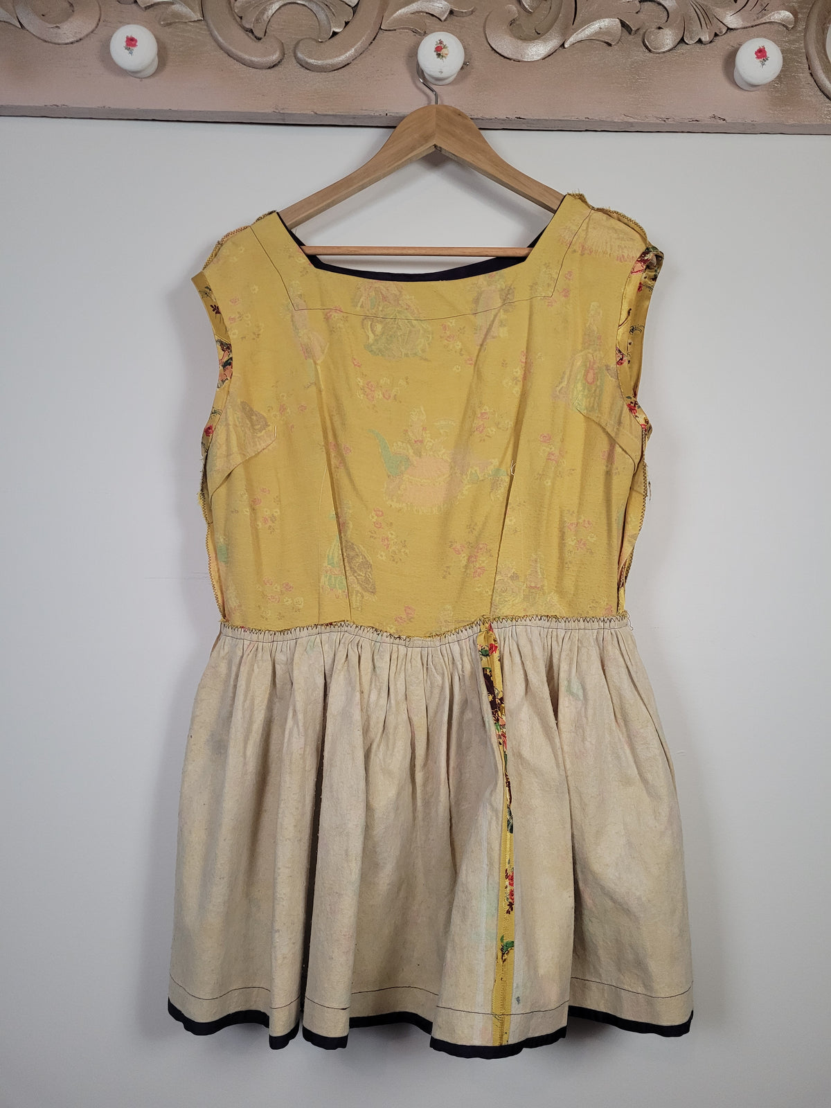 Handmade Vintage Satin Romantics Tunic Dress