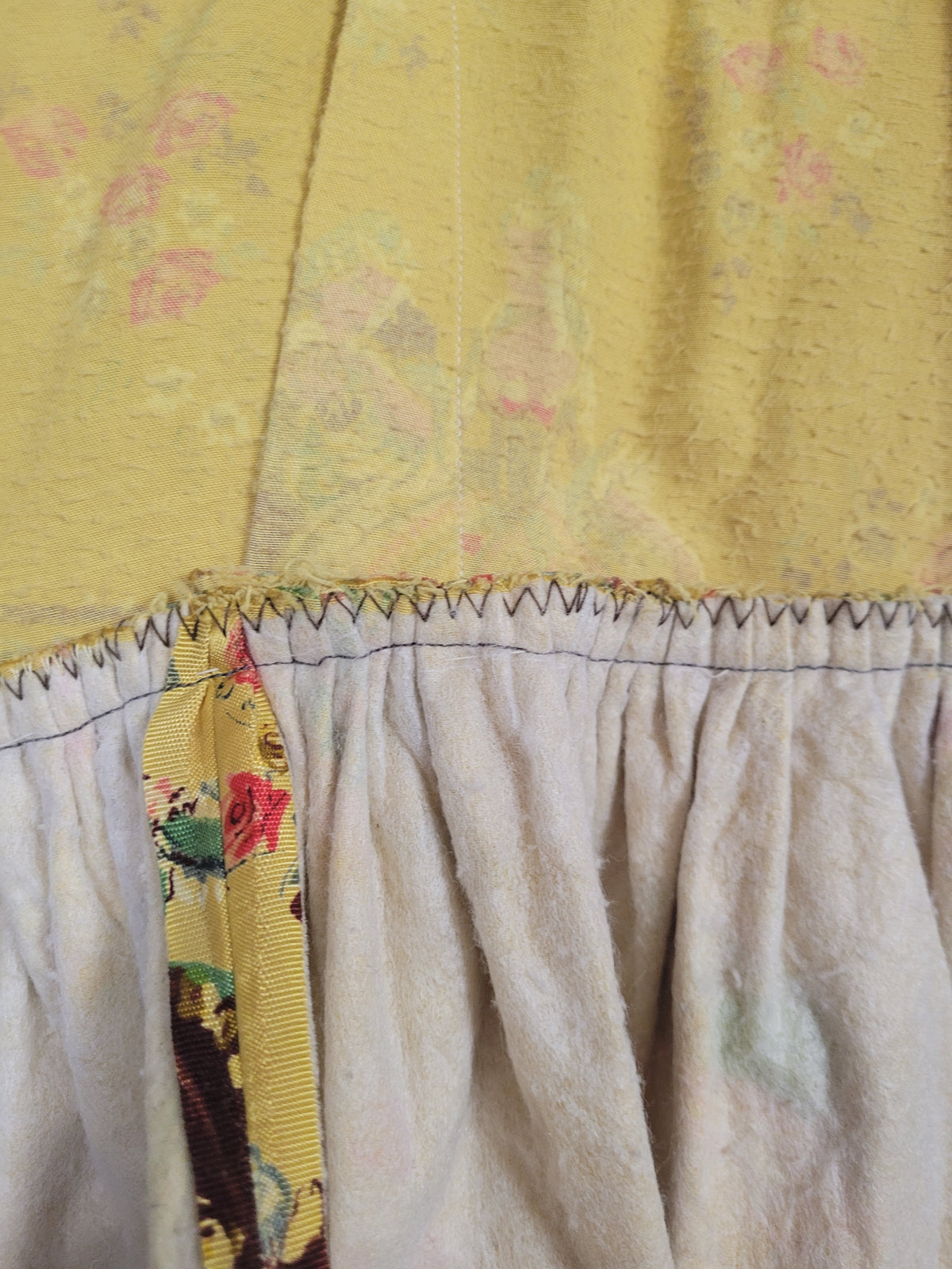 Handmade Vintage Satin Romantics Tunic Dress