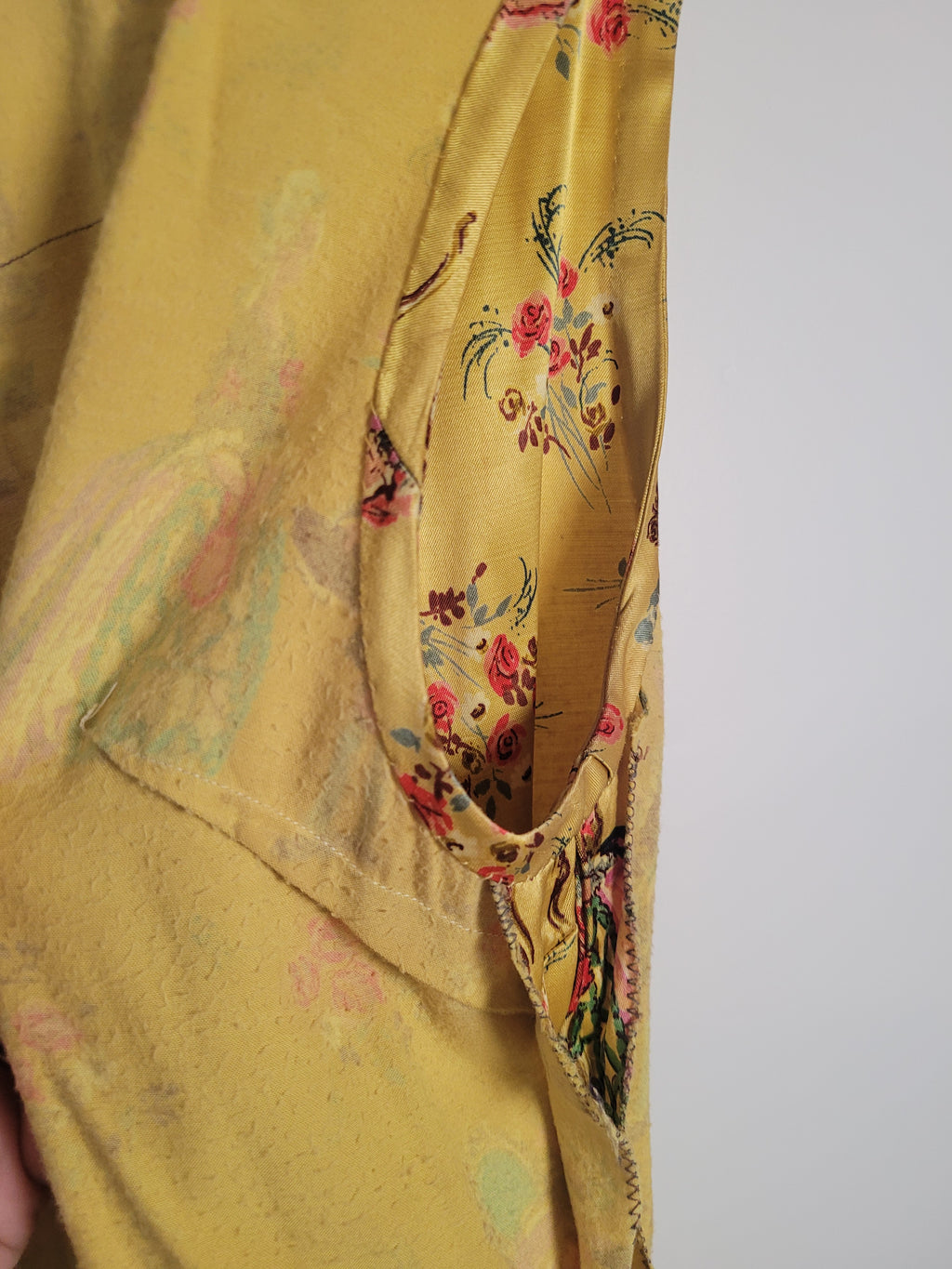 Handmade Vintage Satin Romantics Tunic Dress