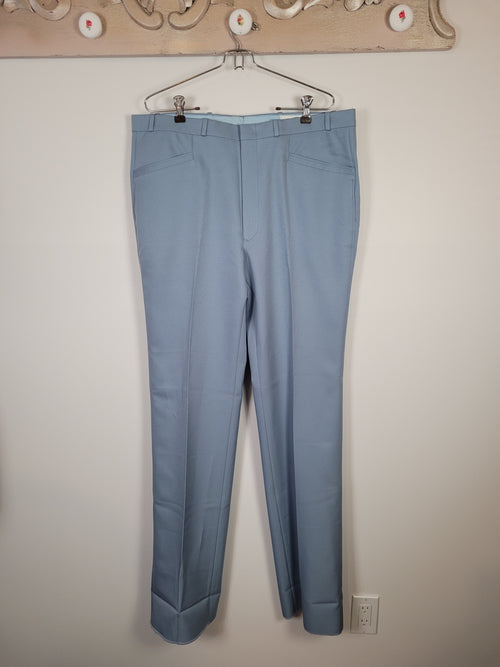 Deadstock Vintage 70s Blue Slacks