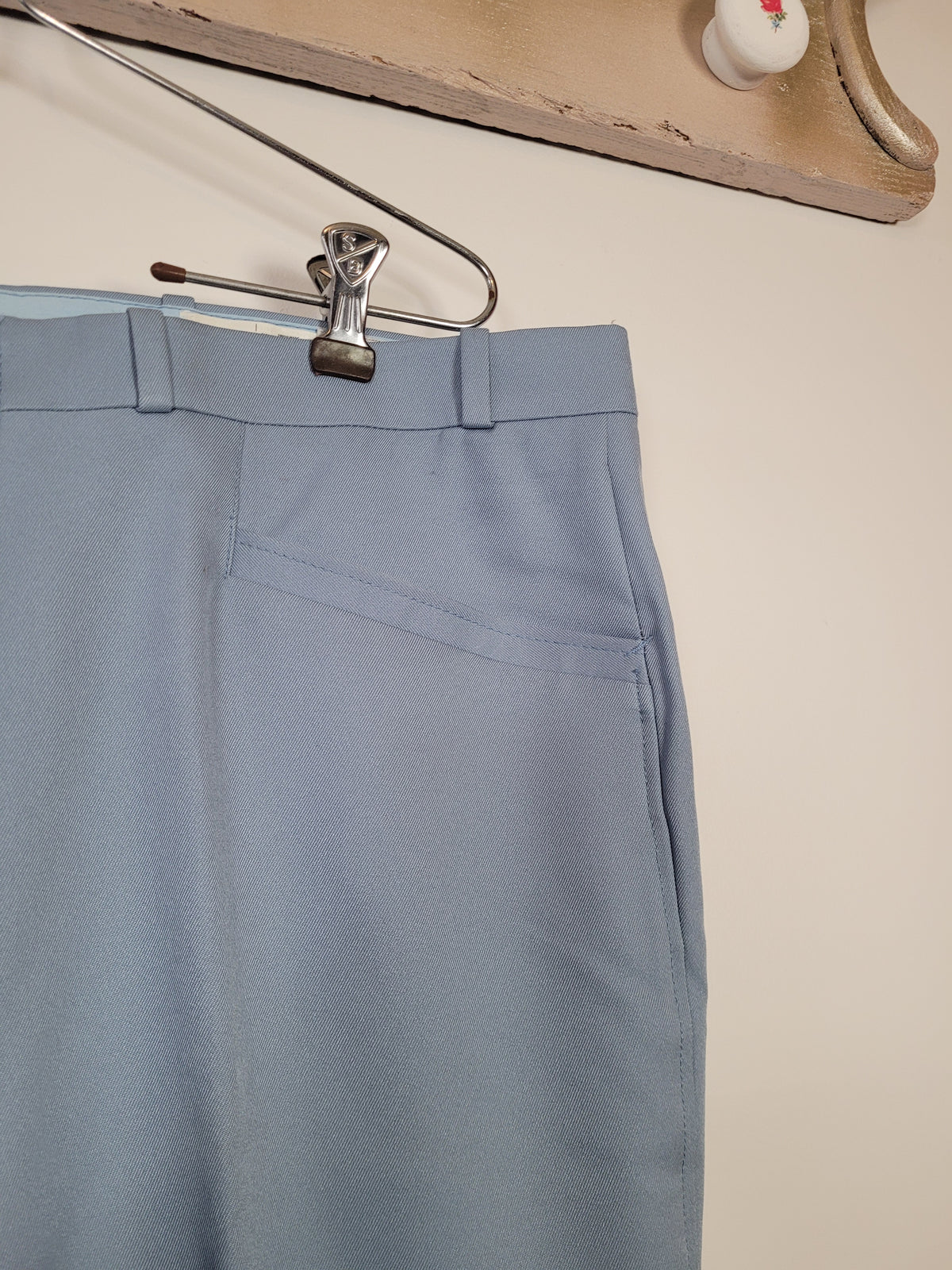 Deadstock Vintage 70s Blue Slacks