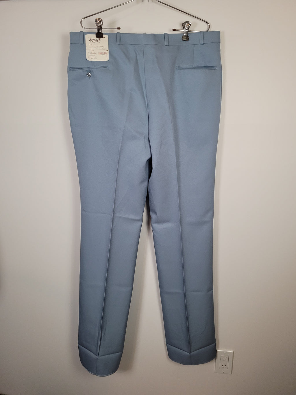 Deadstock Vintage 70s Blue Slacks