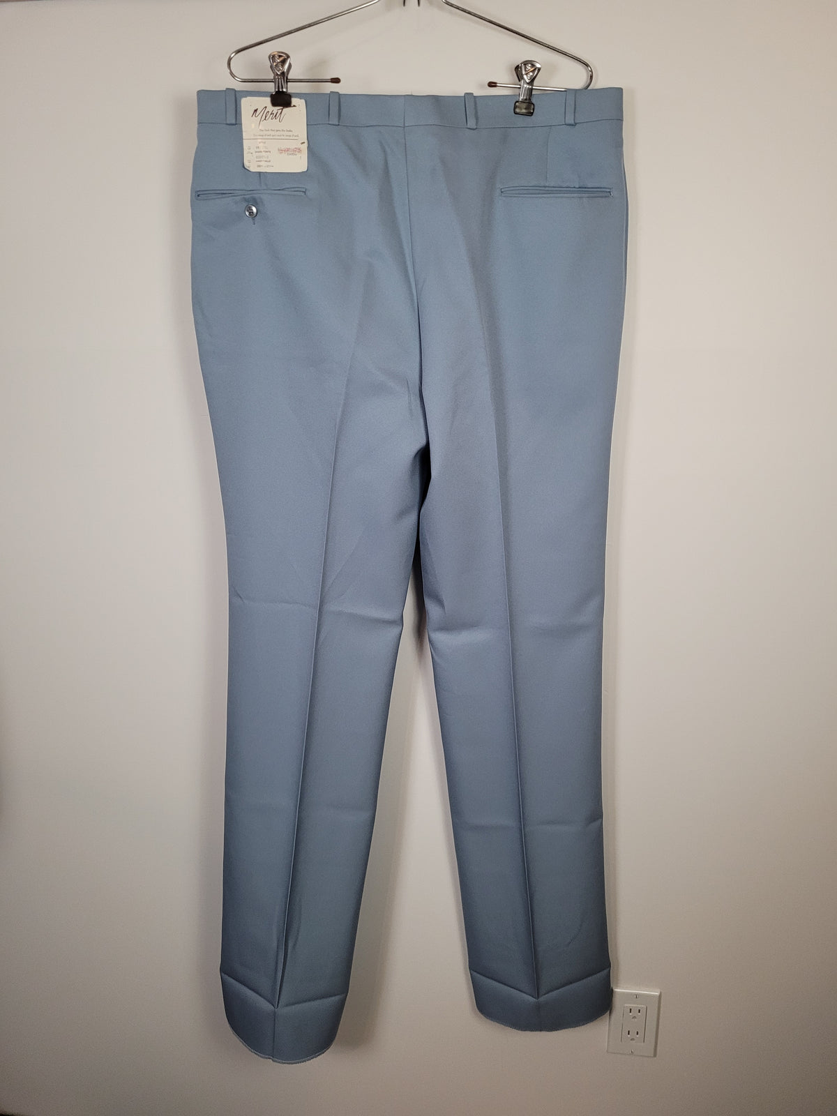 Deadstock Vintage 70s Blue Slacks