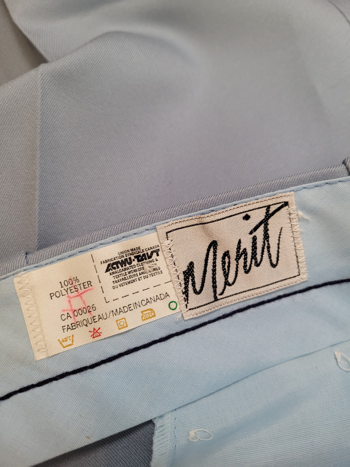 Deadstock Vintage 70s Blue Slacks