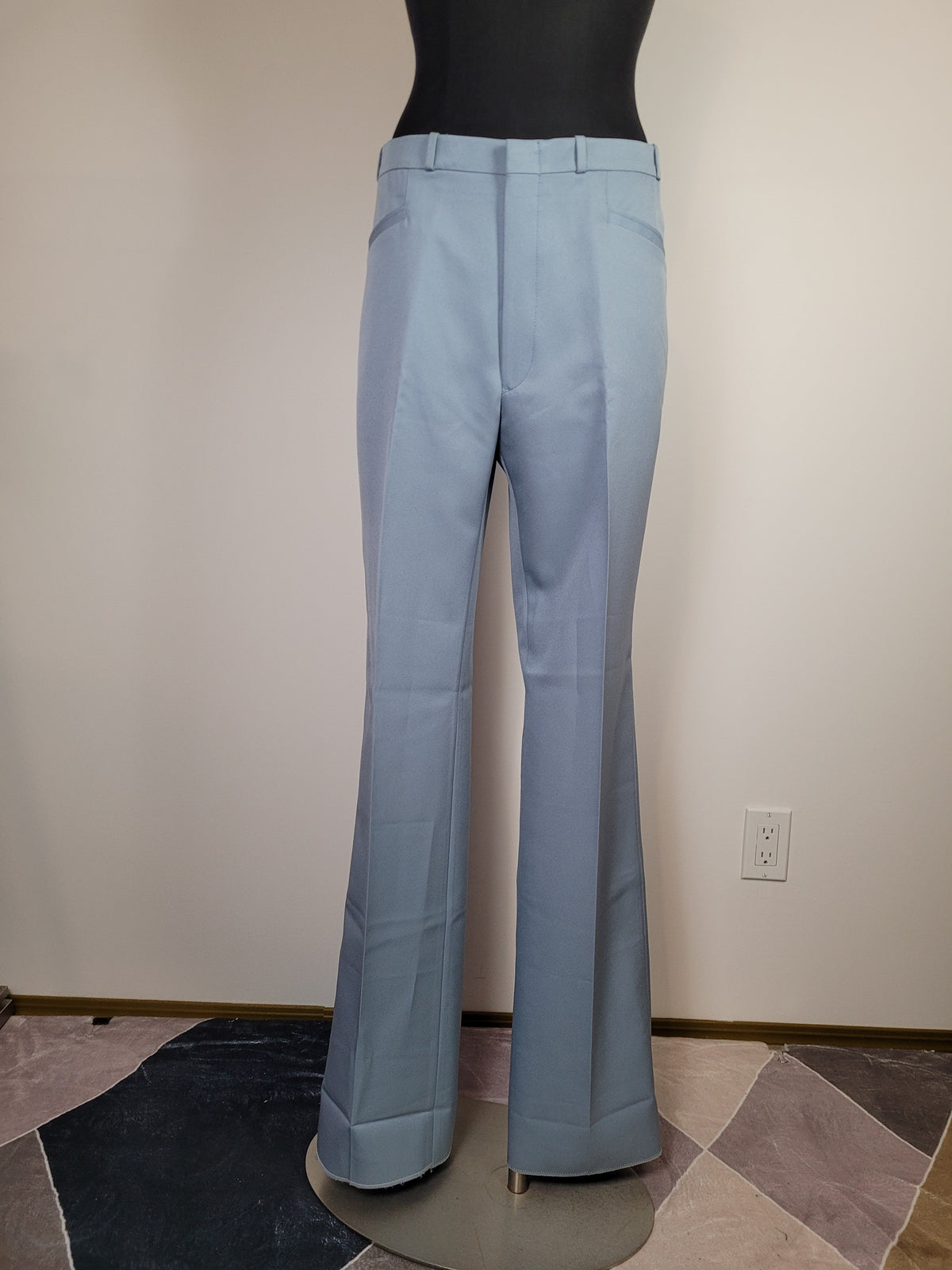 Deadstock Vintage 70s Blue Slacks