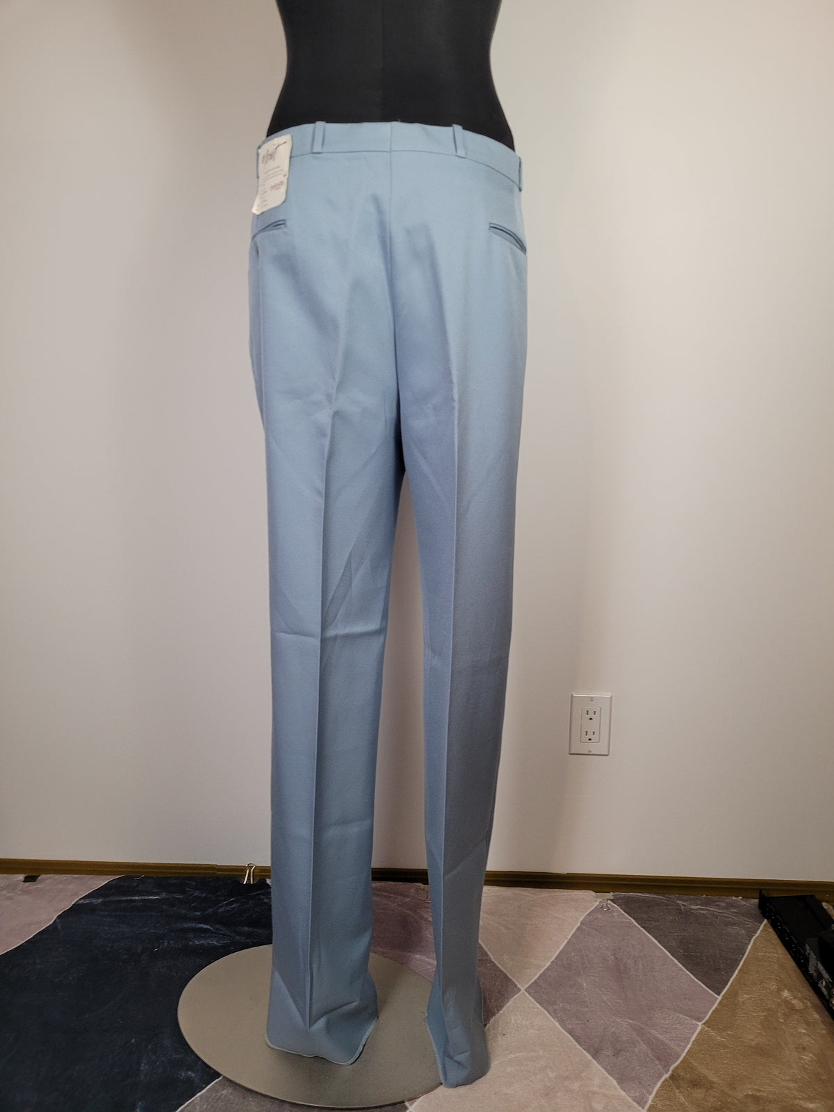 Deadstock Vintage 70s Blue Slacks