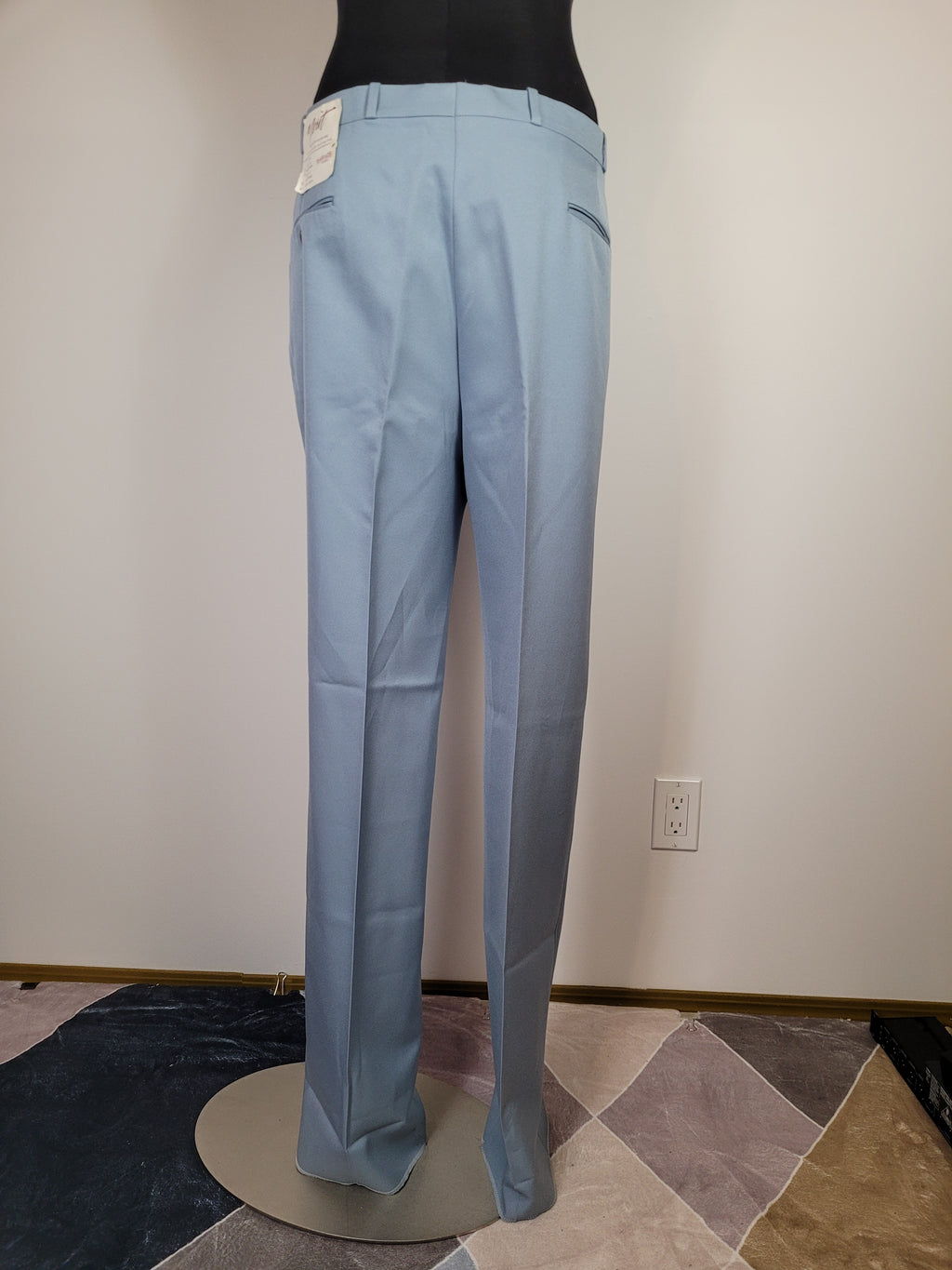 Deadstock Vintage 70s Blue Slacks