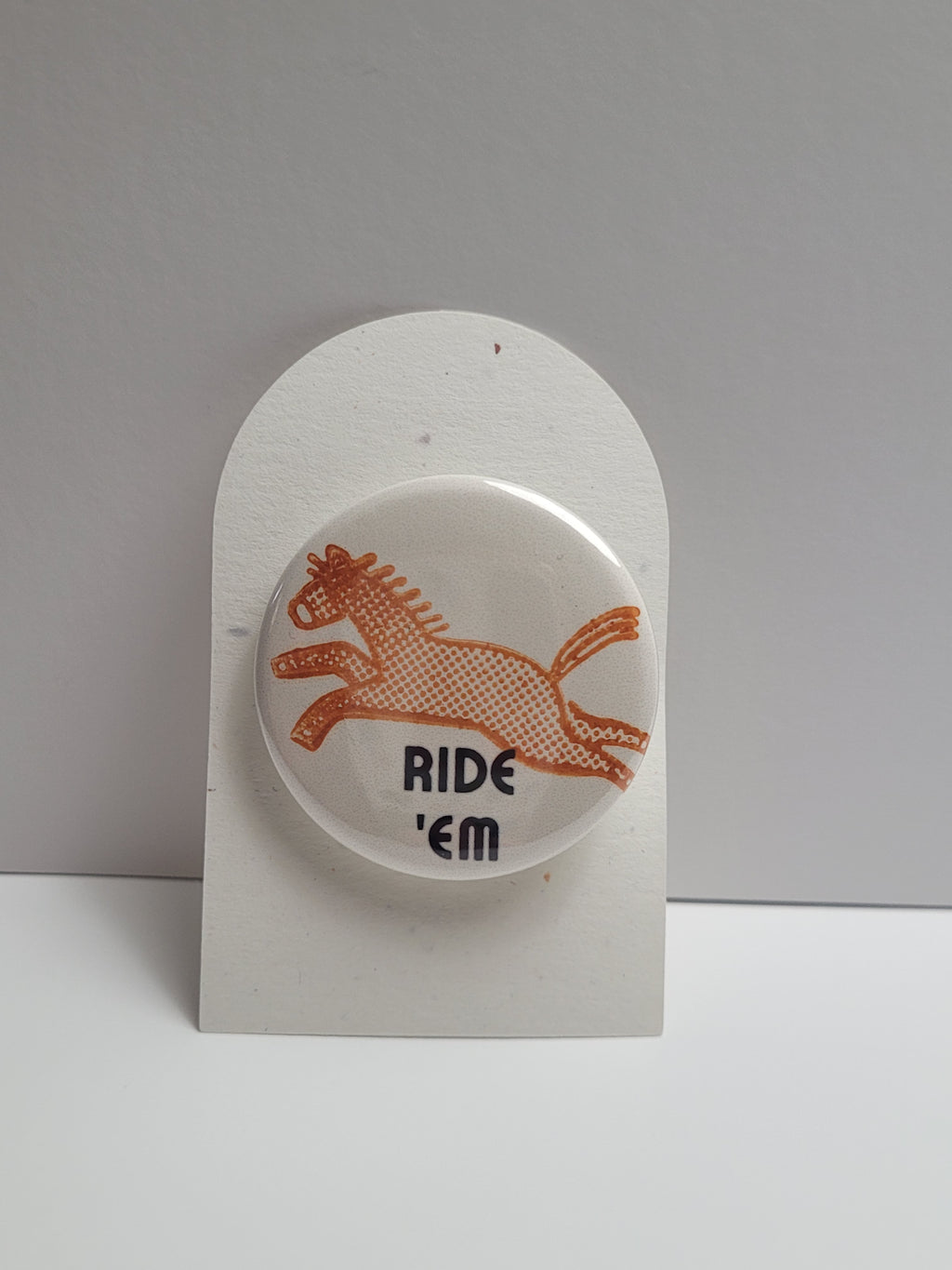 Hand Stamped Rodeo Badges