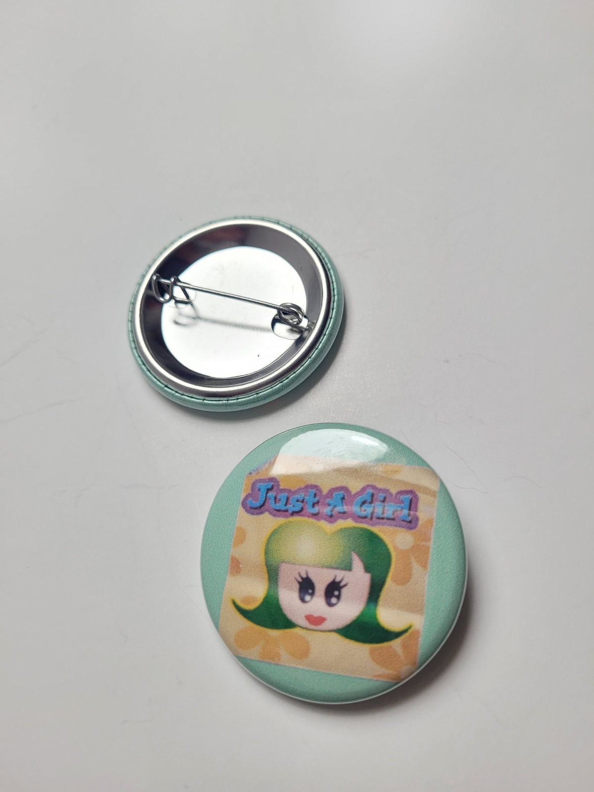 Just a Girl Badge