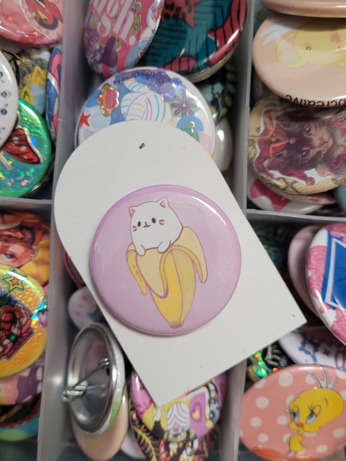 Banana Cat Badge