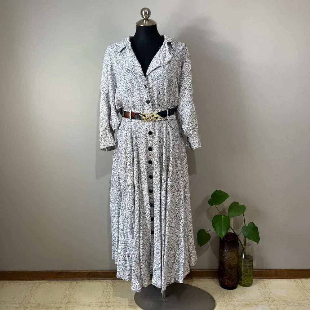 Oleg Cassini 1980s dress