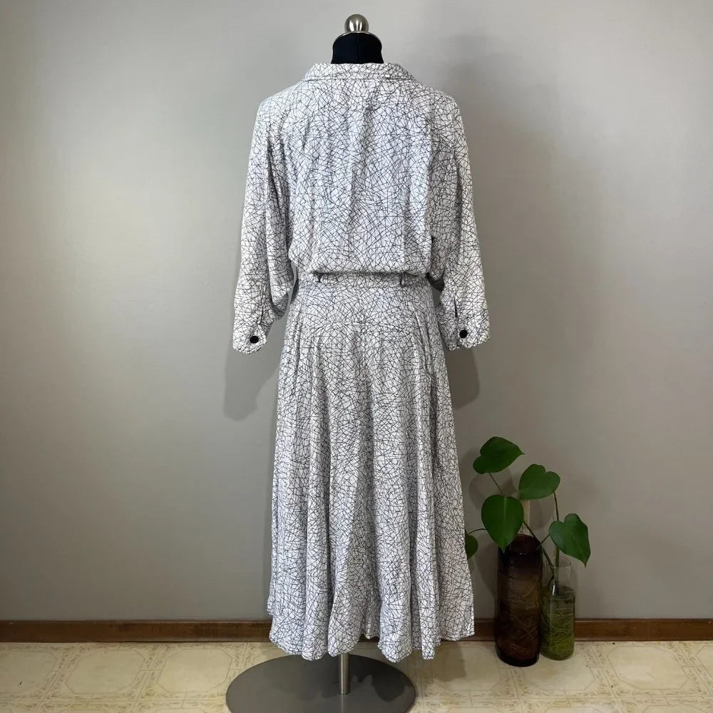 Oleg Cassini 1980s dress