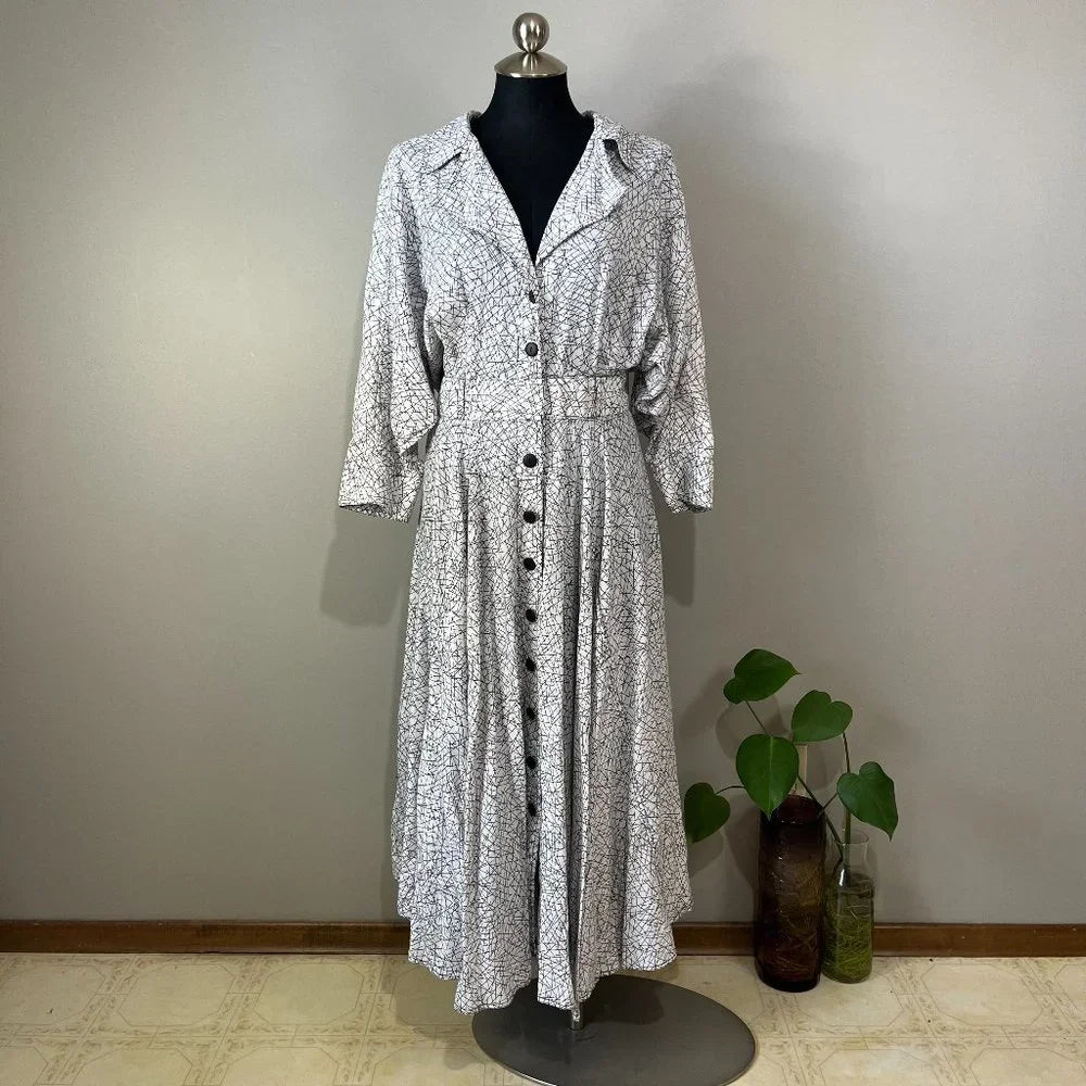 Oleg Cassini 1980s dress