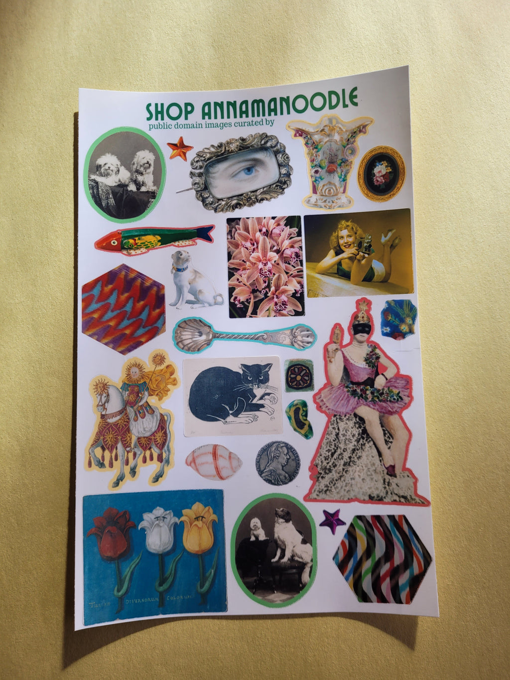 Antique Curio Sticker Sheet