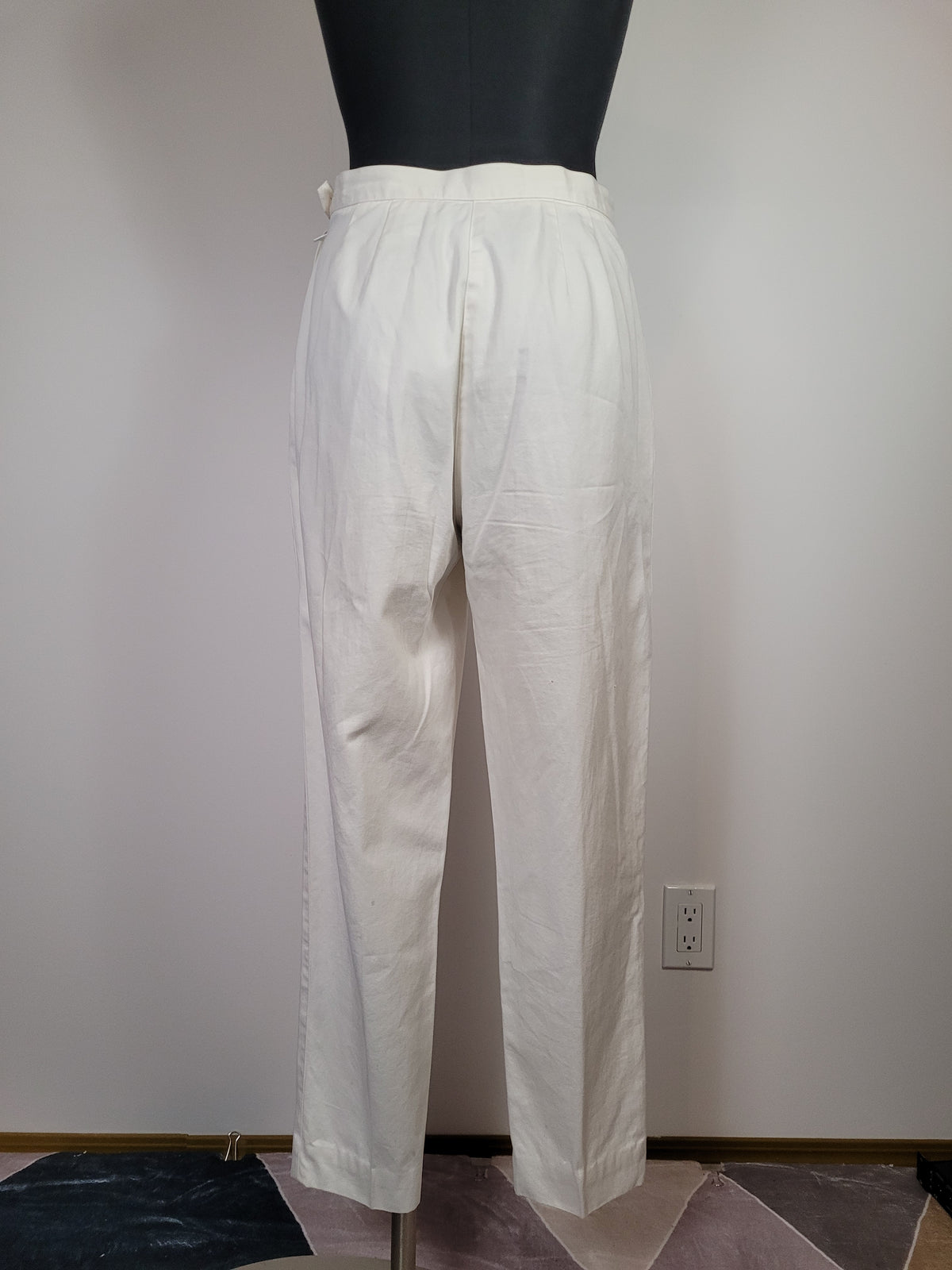 Vintage 90s Talbots White Slacks