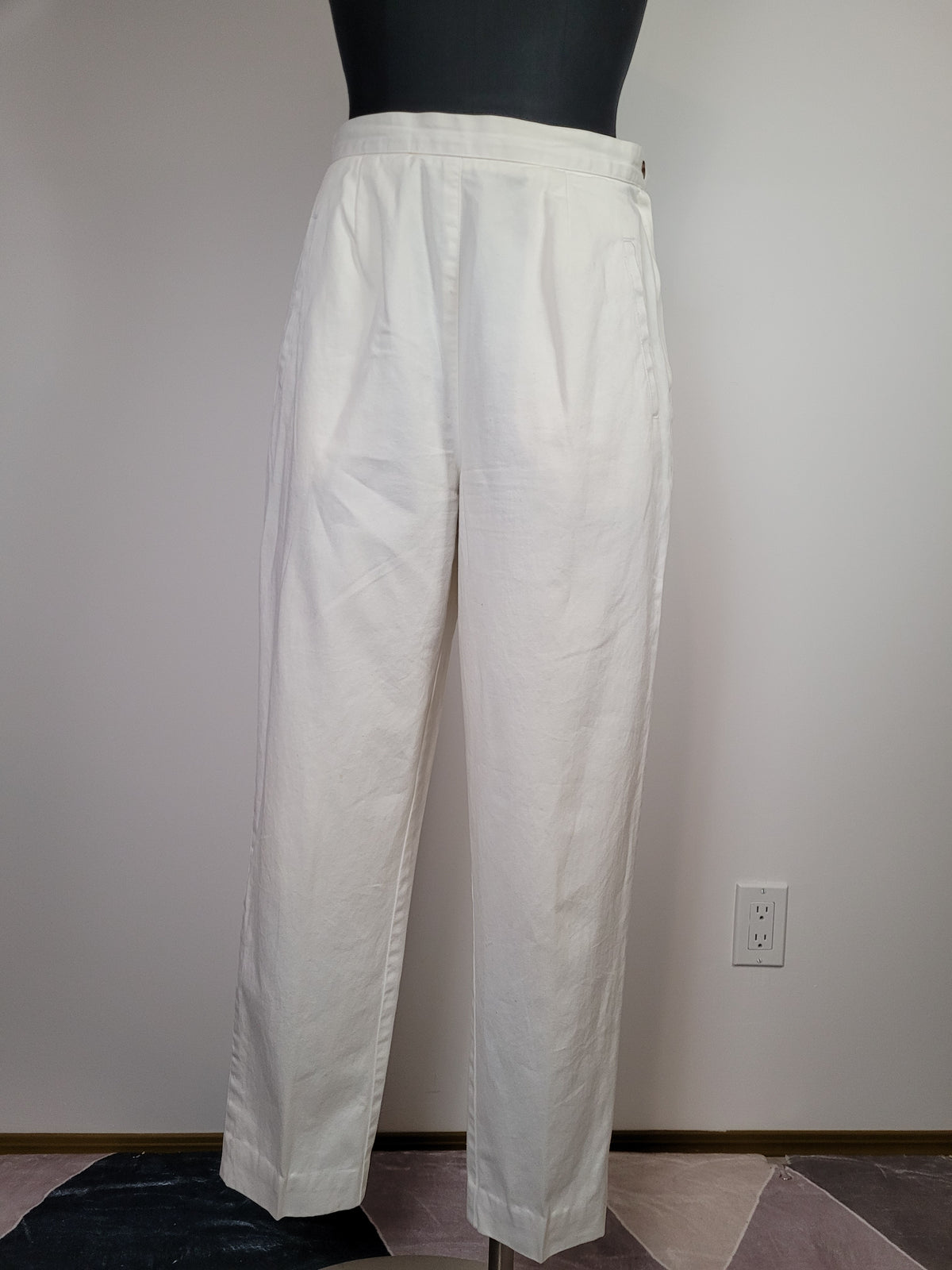 Vintage 90s Talbots White Slacks