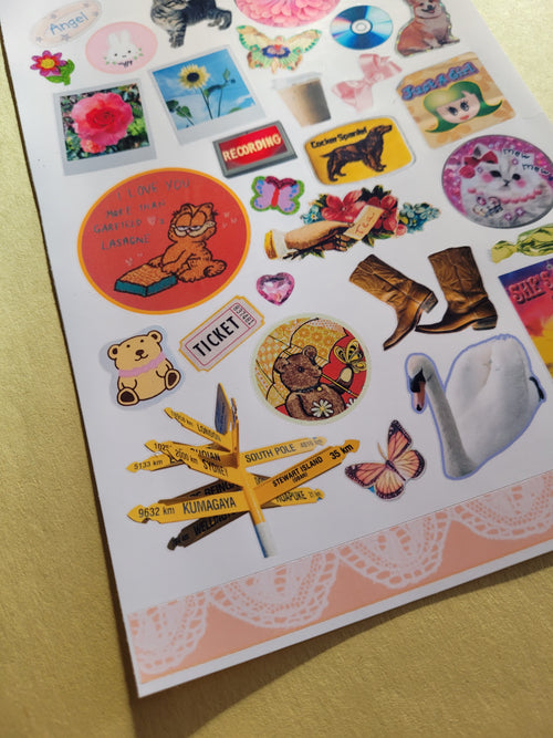 Collage Fun Sticker Sheet